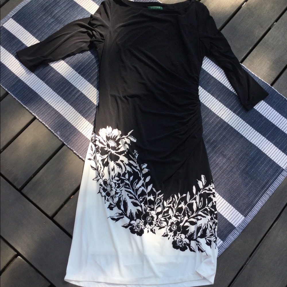 Black and White Ralph Lauren Dress formal